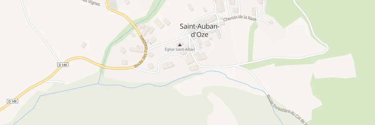 Plan du 5069 Le Village à Saint-Auban-d’Oze