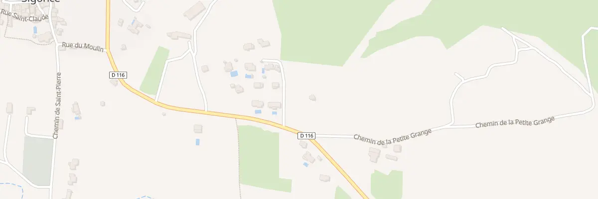 Plan du 7079 La Charite à Sigonce