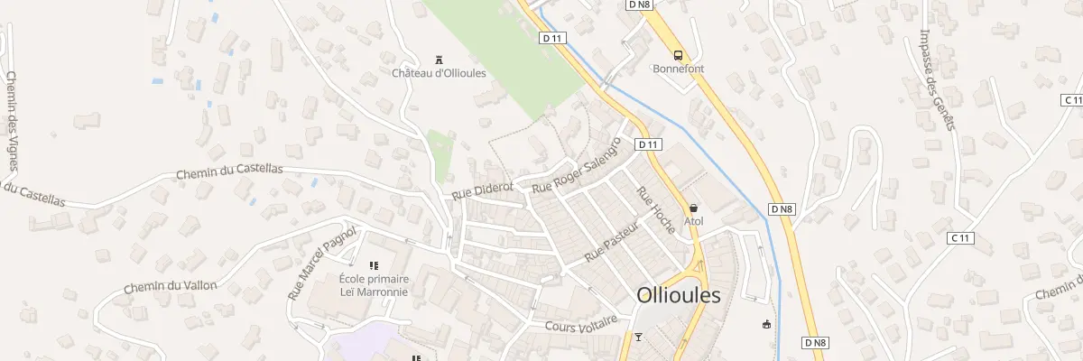 Plan du 12 Rue Diderot à Ollioules