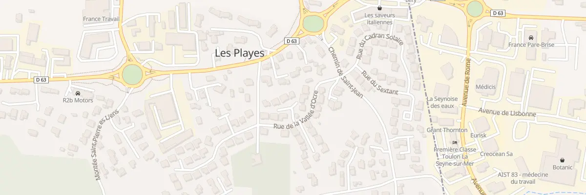 Plan du 50 Pl du Pebre d’Ail à Six-Fours-les-Plages