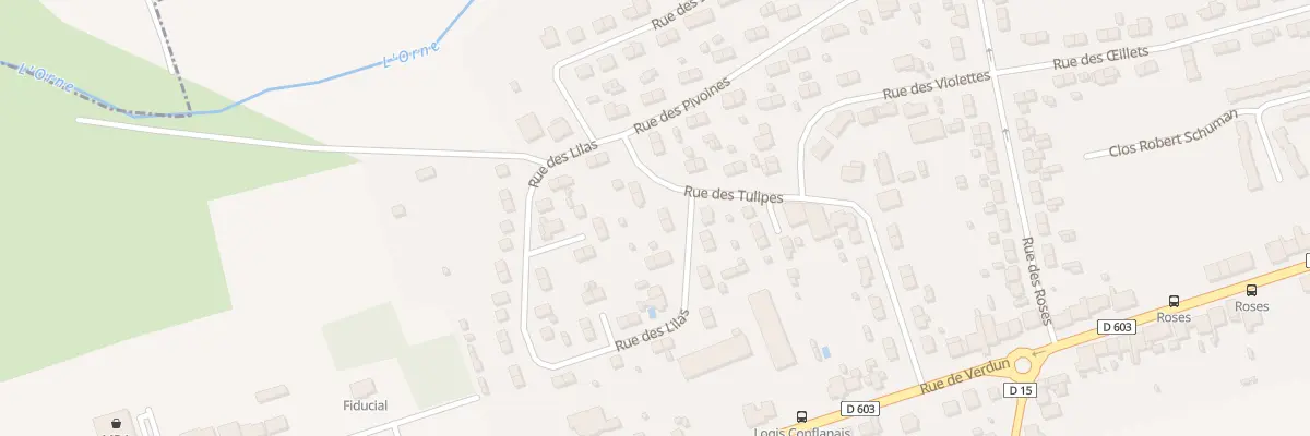 Plan du 2 Rue des Lilas à Conflans-en-Jarnisy