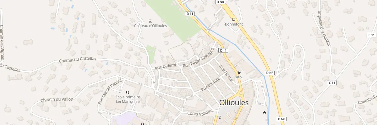 Plan du 10 Rue Diderot à Ollioules