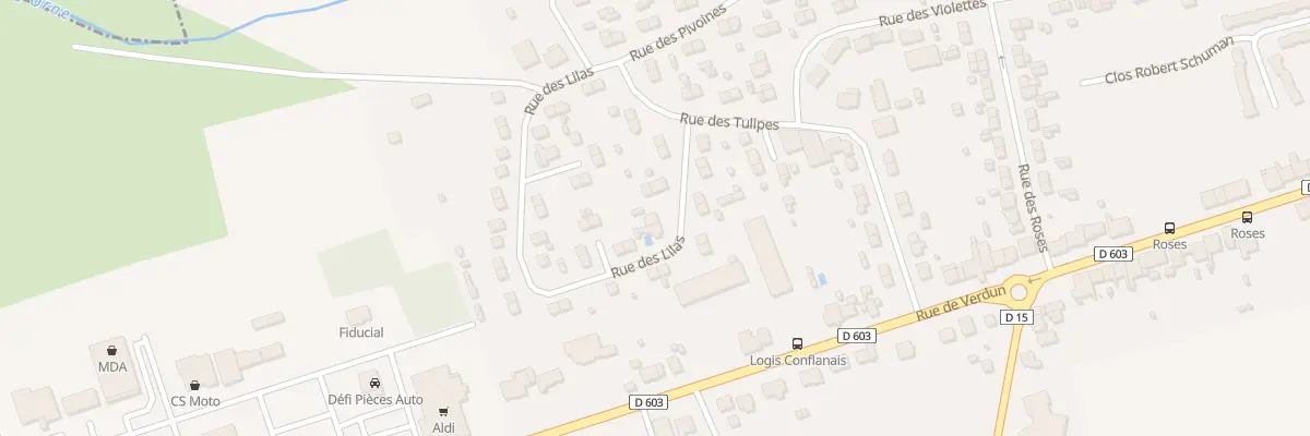 Plan du 10 Rue des Lilas à Conflans-en-Jarnisy