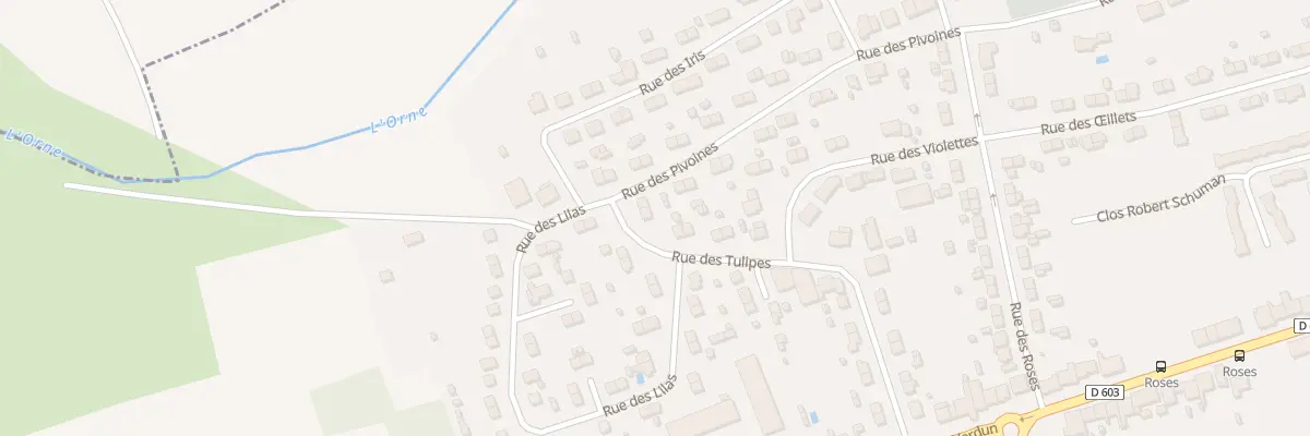 Plan du 24 Rue des Tulipes à Conflans-en-Jarnisy