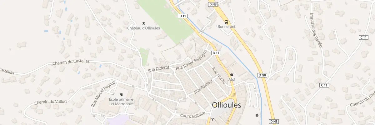 Plan du 2 Rue Diderot à Ollioules