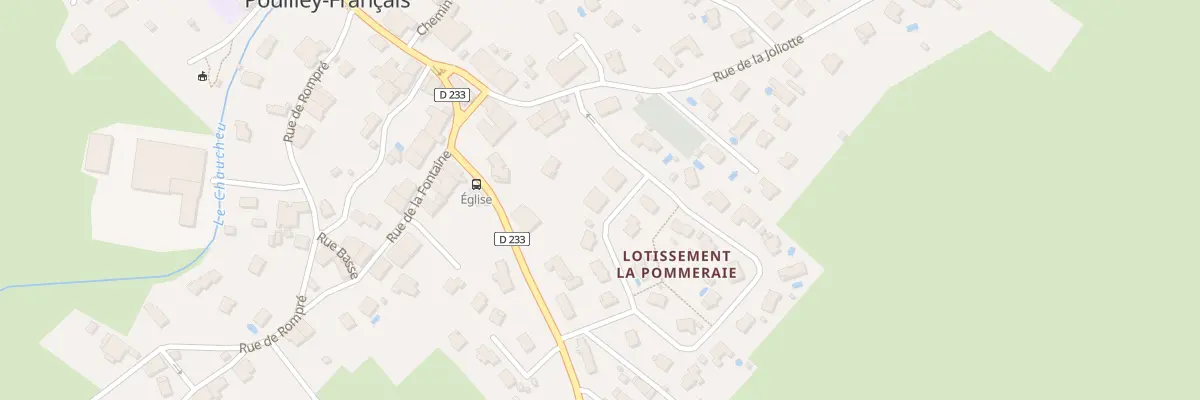 Plan du 26B Lot La Pommeraie à Pouilley-Français