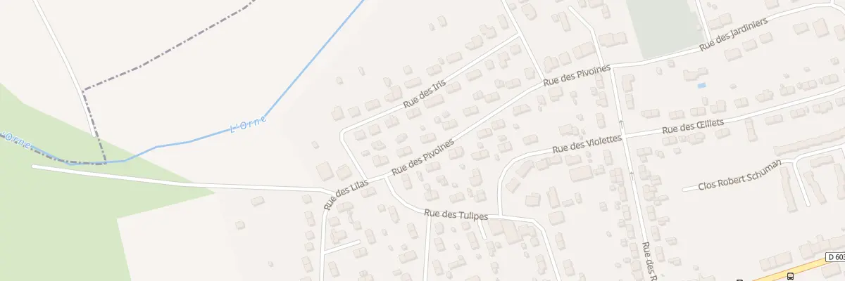 Plan du 9 Rue des Pivoines à Conflans-en-Jarnisy
