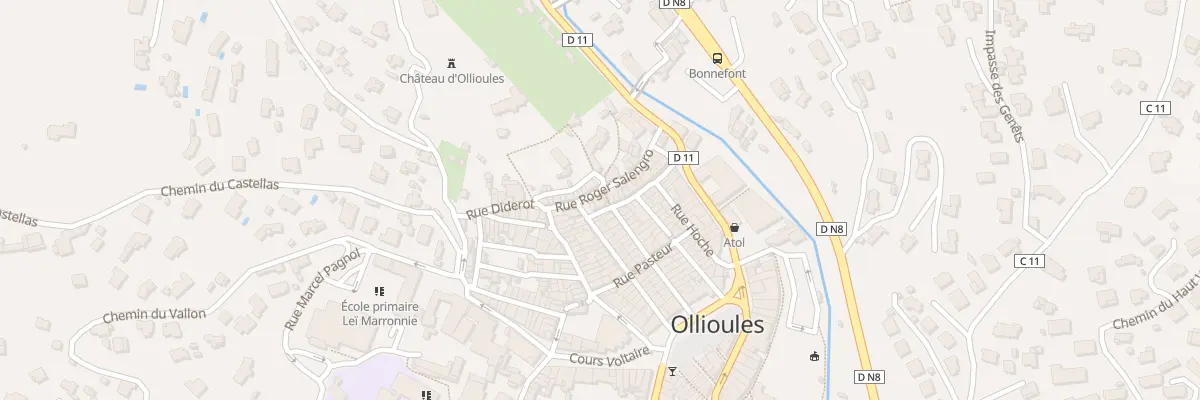Plan du 1 Rue Diderot à Ollioules