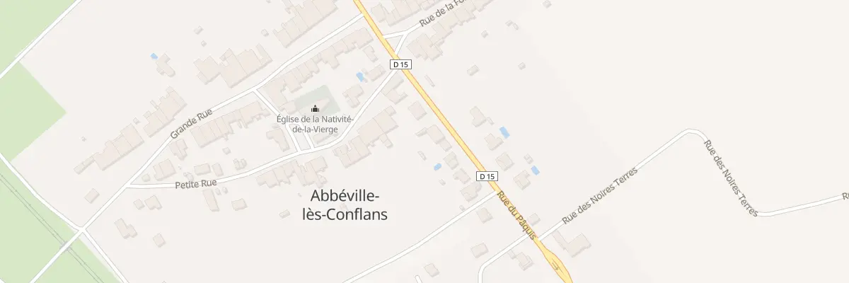 Plan du 9 Rue du Paquis à Abbéville-lès-Conflans