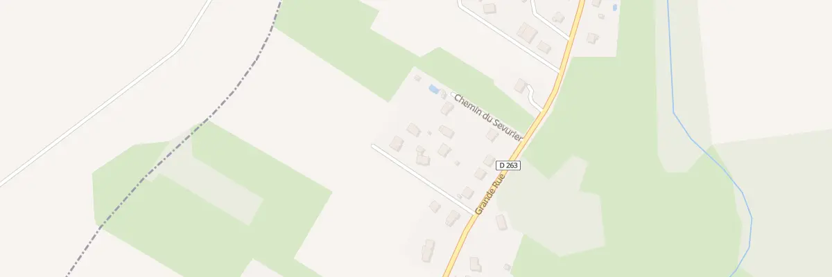 Plan du 6 Che des Champs à Placey