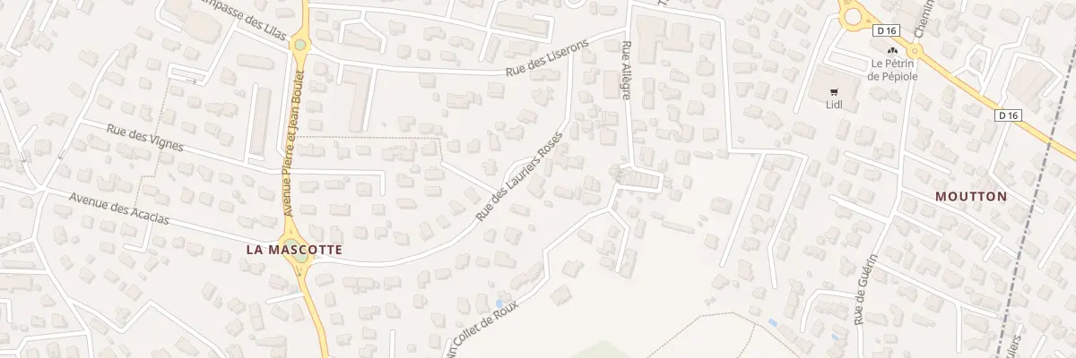 Plan du 232 All des Lauriers Roses à Six-Fours-les-Plages