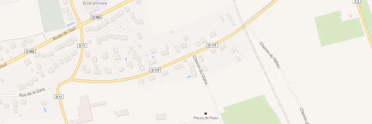 Plan du 36 Rue de la Gare à Blénod-lès-Toul