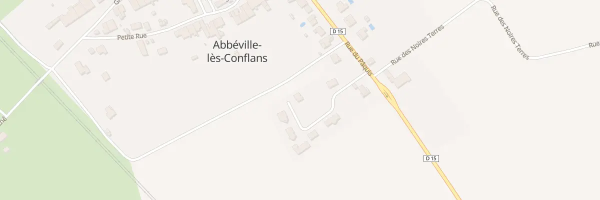 Plan du 12 Rue le Pré Rouillon à Abbéville-lès-Conflans