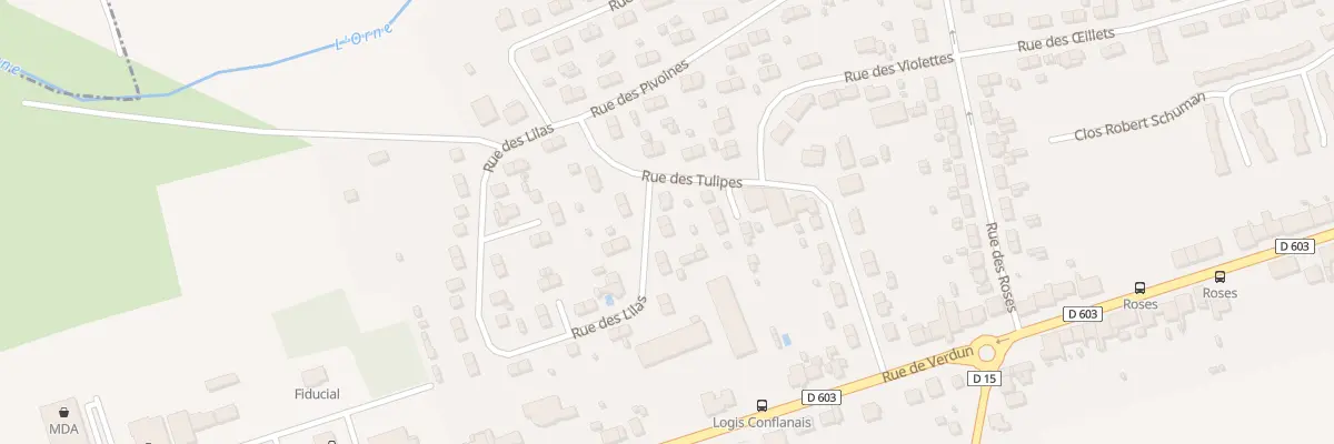 Plan du 3 Rue des Lilas à Conflans-en-Jarnisy