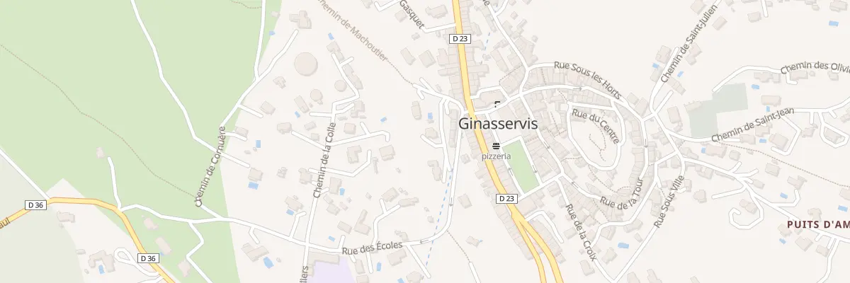 Plan du 4 Che de Machoutier à Ginasservis