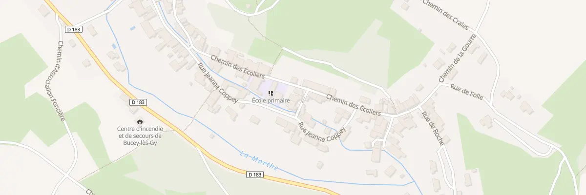 Plan du 4 Rue du Pont de Traverse à Bucey-lès-Gy