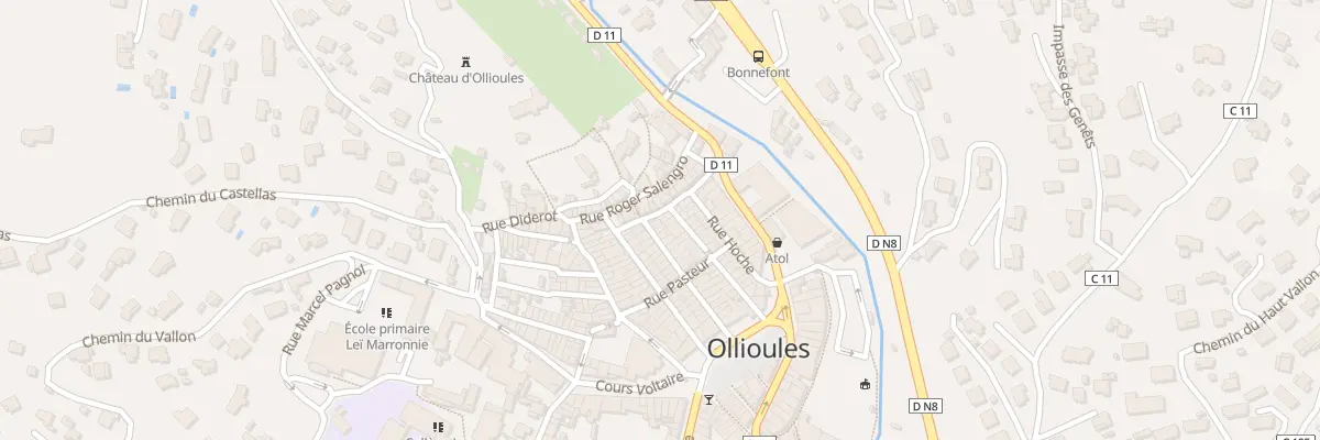 Plan du 32 Rue Fontaine du Rentier à Ollioules
