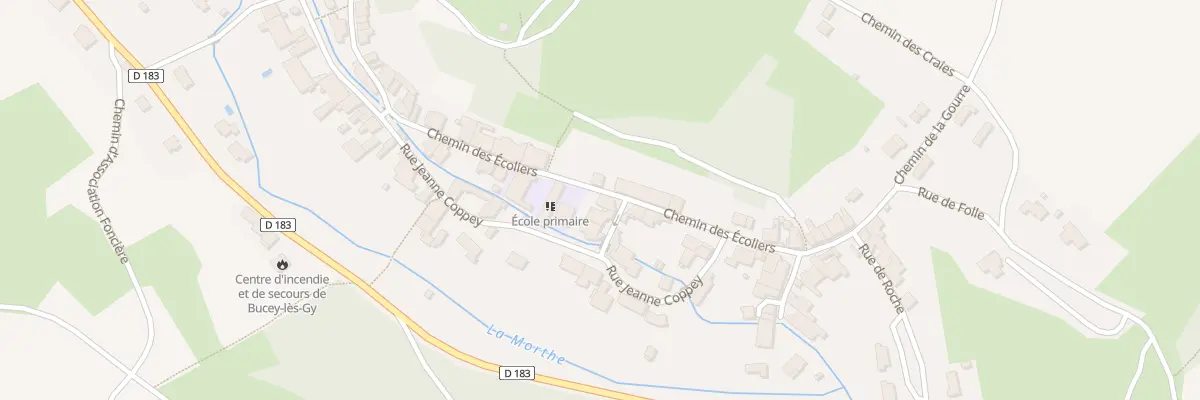 Plan du 2 Rue du Pont de Traverse à Bucey-lès-Gy