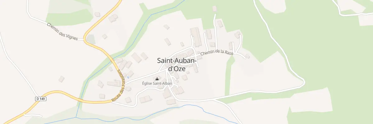 Plan du 5041 Le Village à Saint-Auban-d’Oze