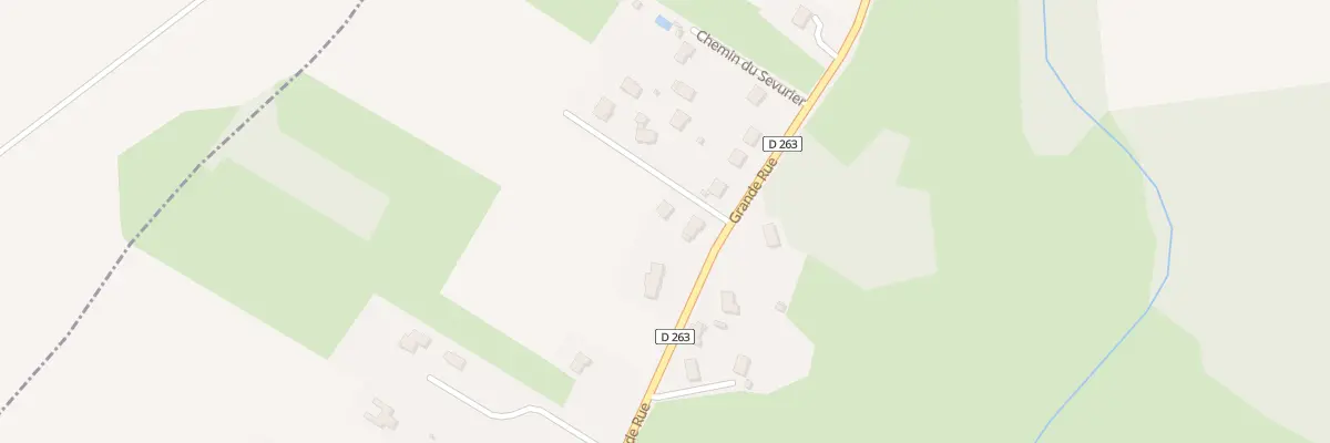 Plan du 3 Che des Champs à Placey
