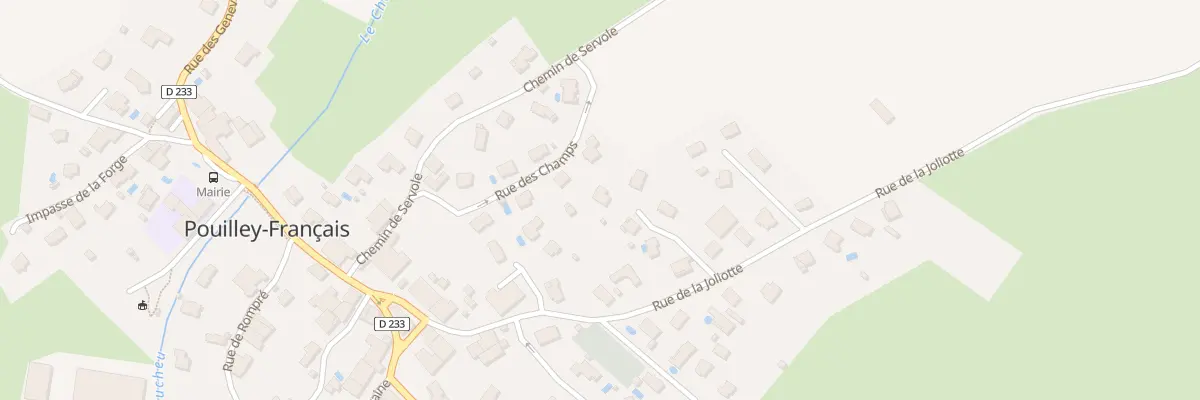 Plan du 13 Rue de la Joliotte à Pouilley-Français