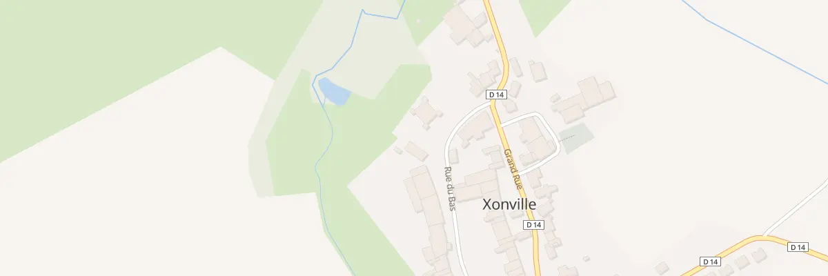 Plan du 33 Rue du Bas à Xonville