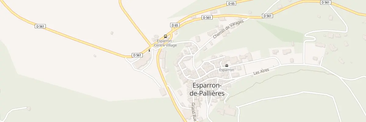 Plan du 5024 Le Village à Esparron-de-Pallières