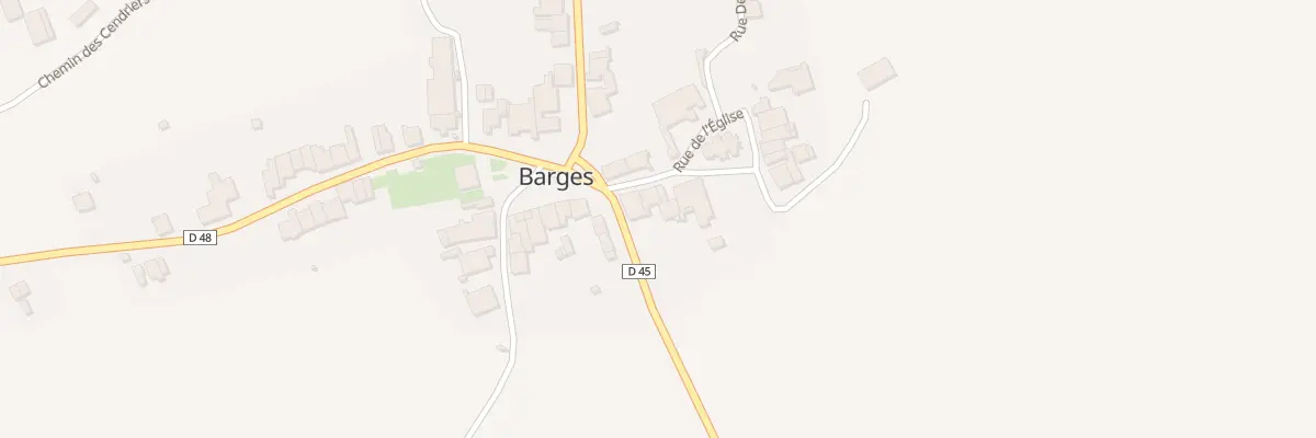 Plan du 2 Rue de l’Église à Barges