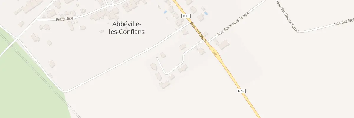 Plan du 6 Rue le Pré Rouillon à Abbéville-lès-Conflans
