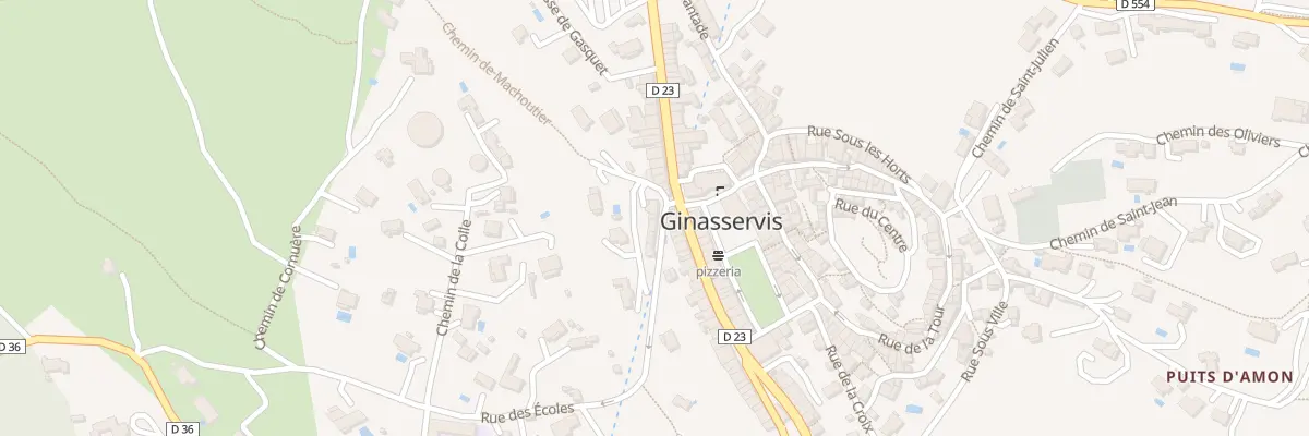 Plan du 2B Che de Machoutier à Ginasservis