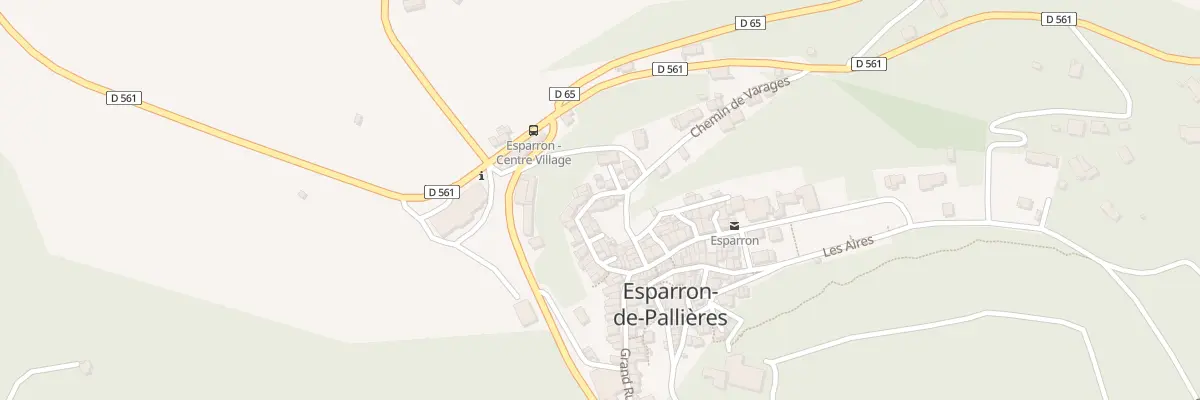 Plan du 5023 Le Village à Esparron-de-Pallières