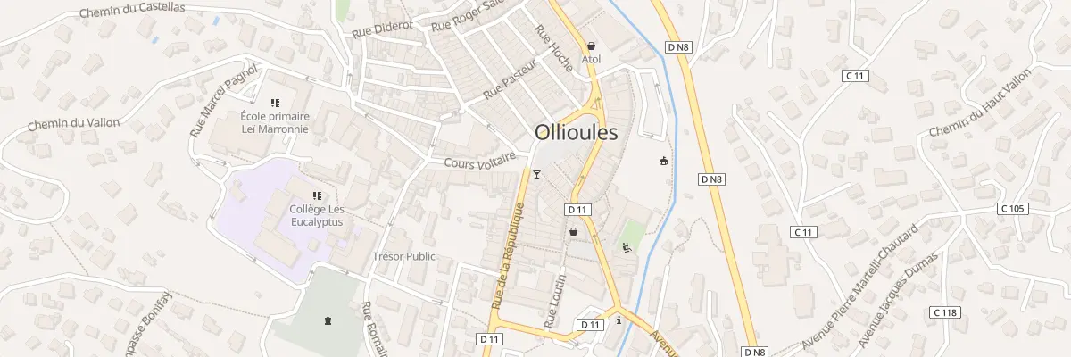 Plan du 1 Rue de la République à Ollioules