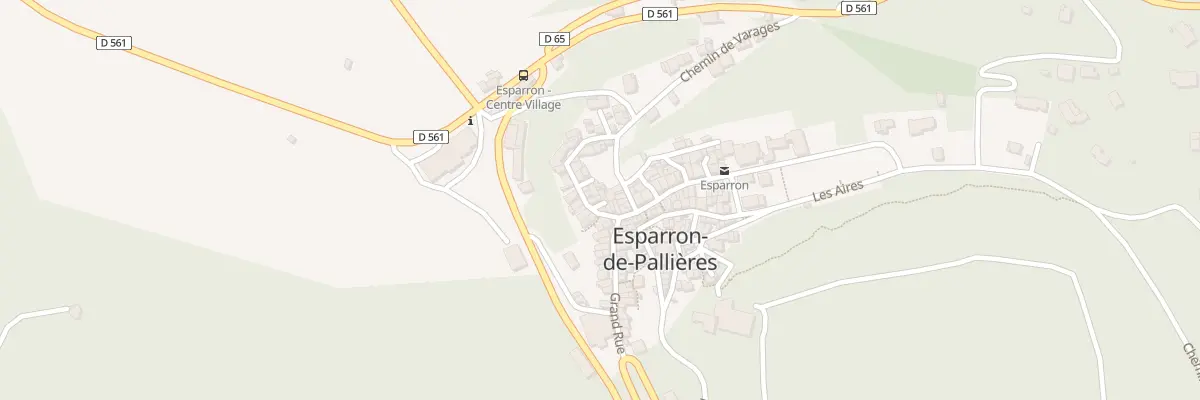Plan du 5030 Le Village à Esparron-de-Pallières