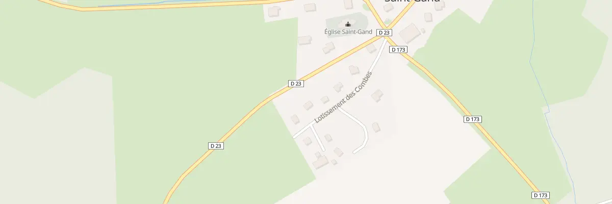 Plan du 8 Lot des Combes à Saint-Gand