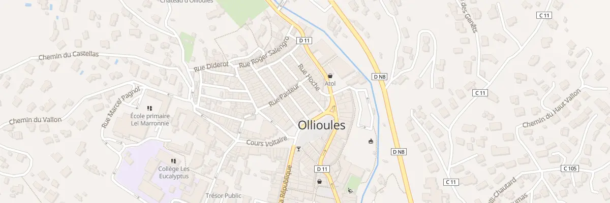 Plan du 8B Rue Gambetta à Ollioules