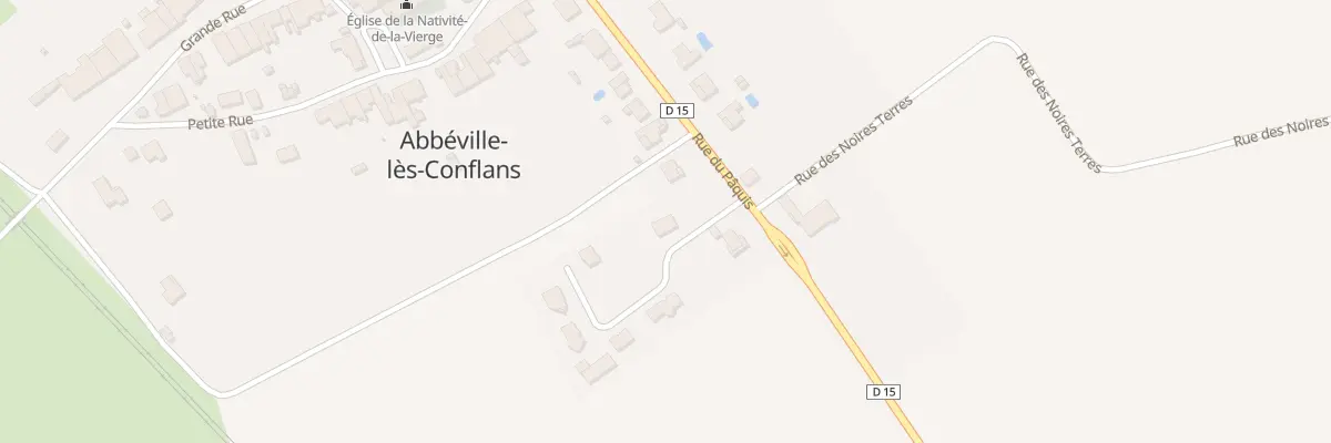 Plan du 2 Rue le Pré Rouillon à Abbéville-lès-Conflans