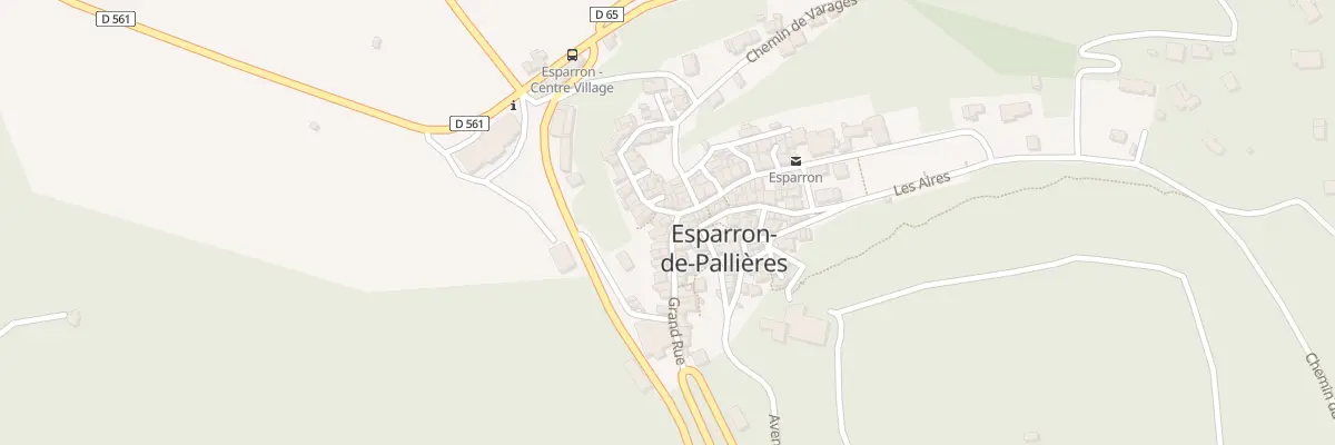Plan du 5014 Le Village à Esparron-de-Pallières