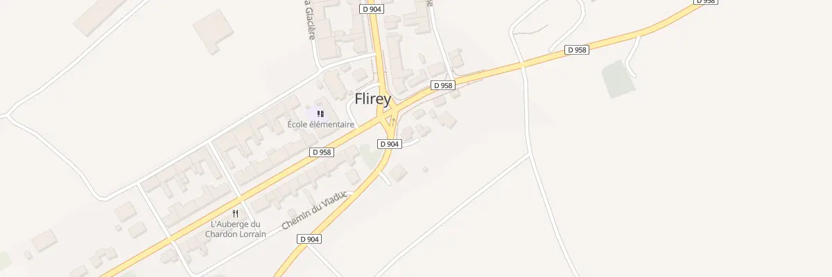 Plan du 1 Rue de la Hazelle à Flirey