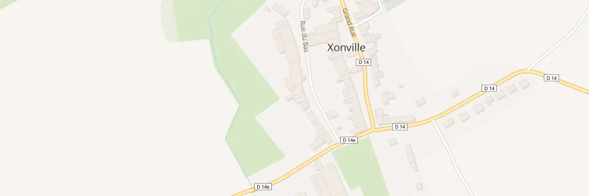 Plan du 37 Rue du Bas à Xonville