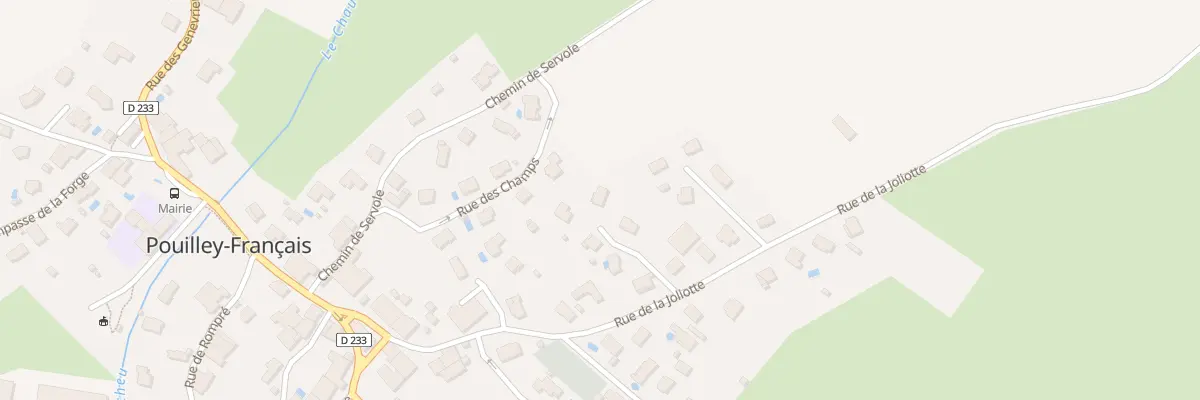 Plan du 15 Rue de la Joliotte à Pouilley-Français