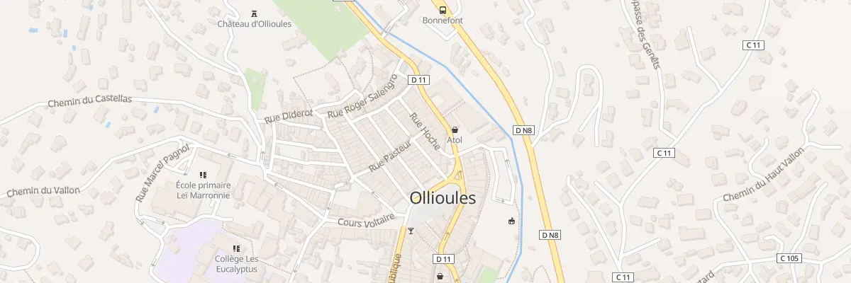 Plan du 11 Rue Hoche à Ollioules