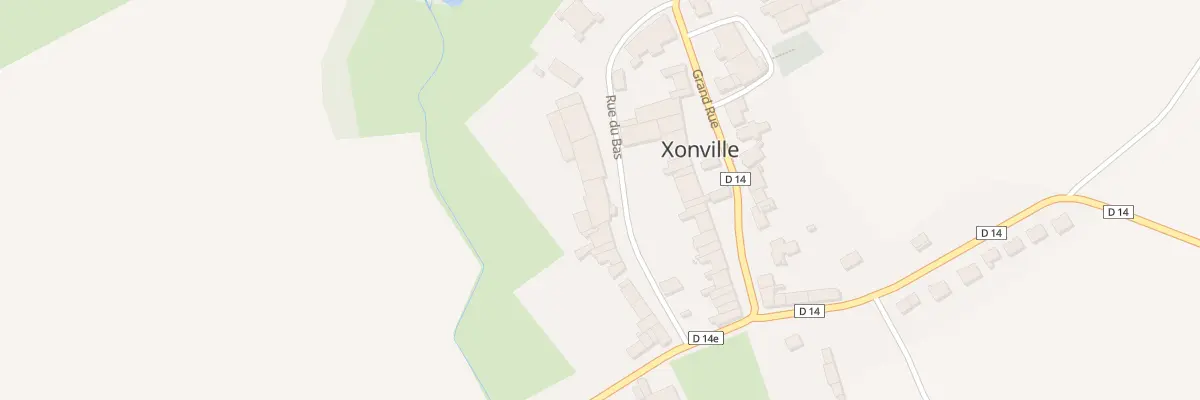 Plan du 35 Rue du Bas à Xonville