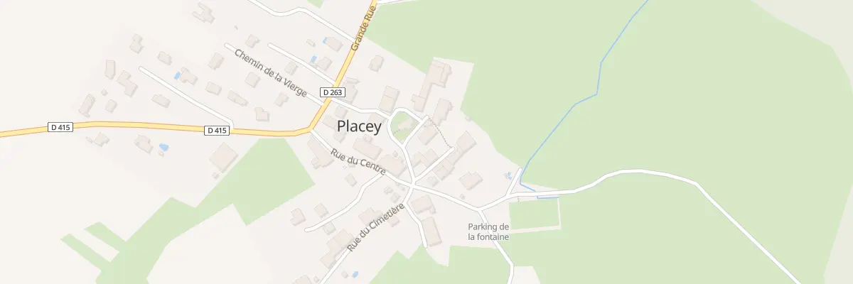 Plan du 2 Rue de l’Eglise à Placey