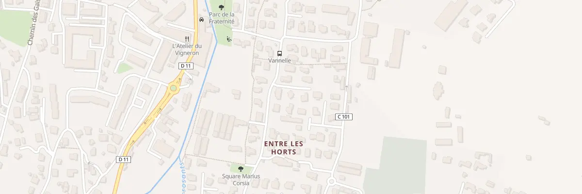 Plan du 205E Che d’Entre les Horts à Ollioules