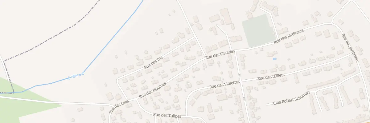Plan du 21 Rue des Pivoines à Conflans-en-Jarnisy