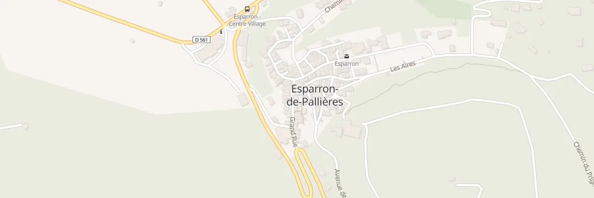 Plan du 5036 Le Village à Esparron-de-Pallières
