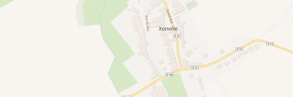 Plan du 36 Rue du Bas à Xonville