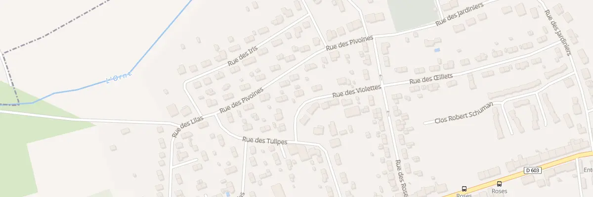 Plan du 6 Rue des Violettes à Conflans-en-Jarnisy