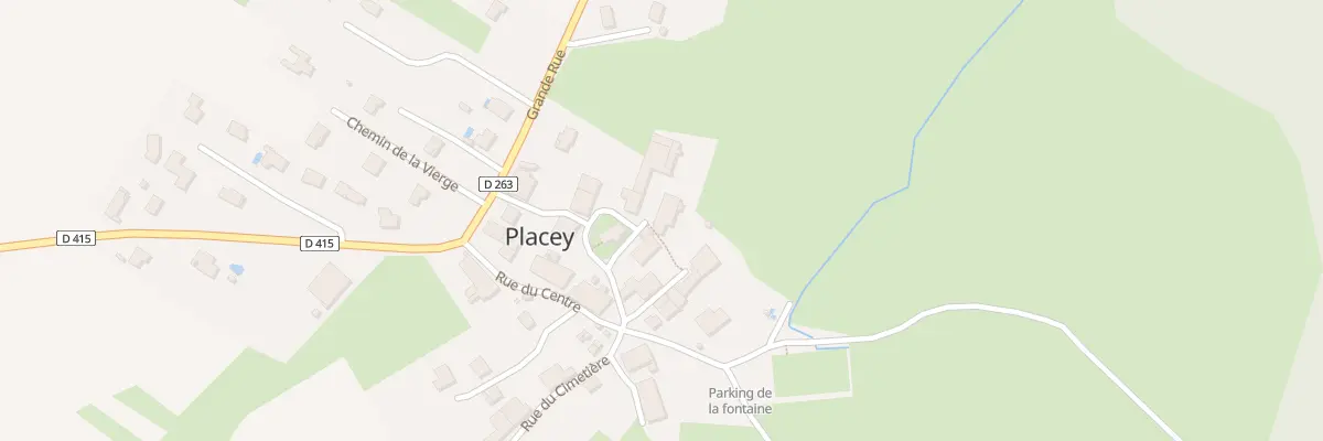 Plan du 5 Rue de l’Eglise à Placey