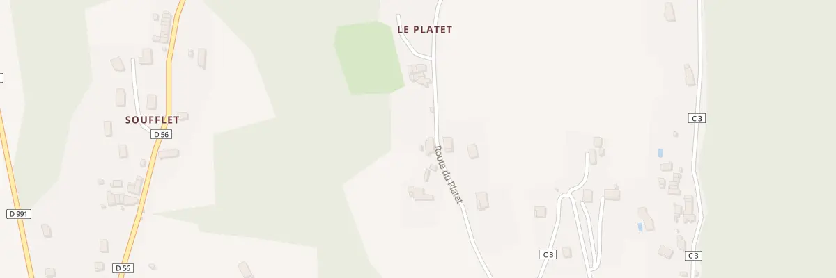 Plan du 255 Rte du Platet à Serrières-en-Chautagne